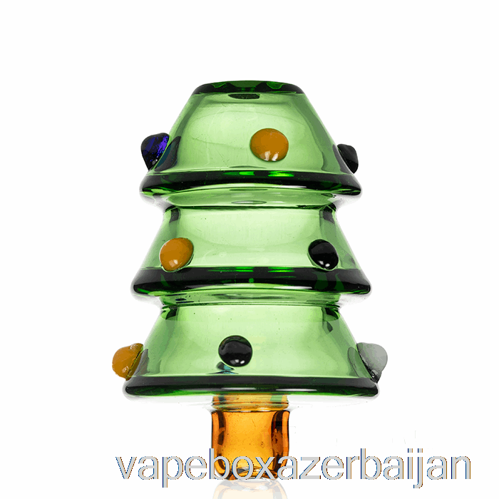 Vape Baku HEMPER Christmas Tree Glass Carb Cap Green